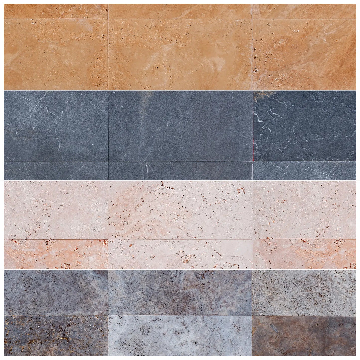 copertina del prodotto piastrelle in pietra naturale spazzolata 30,5x61cm di stone art