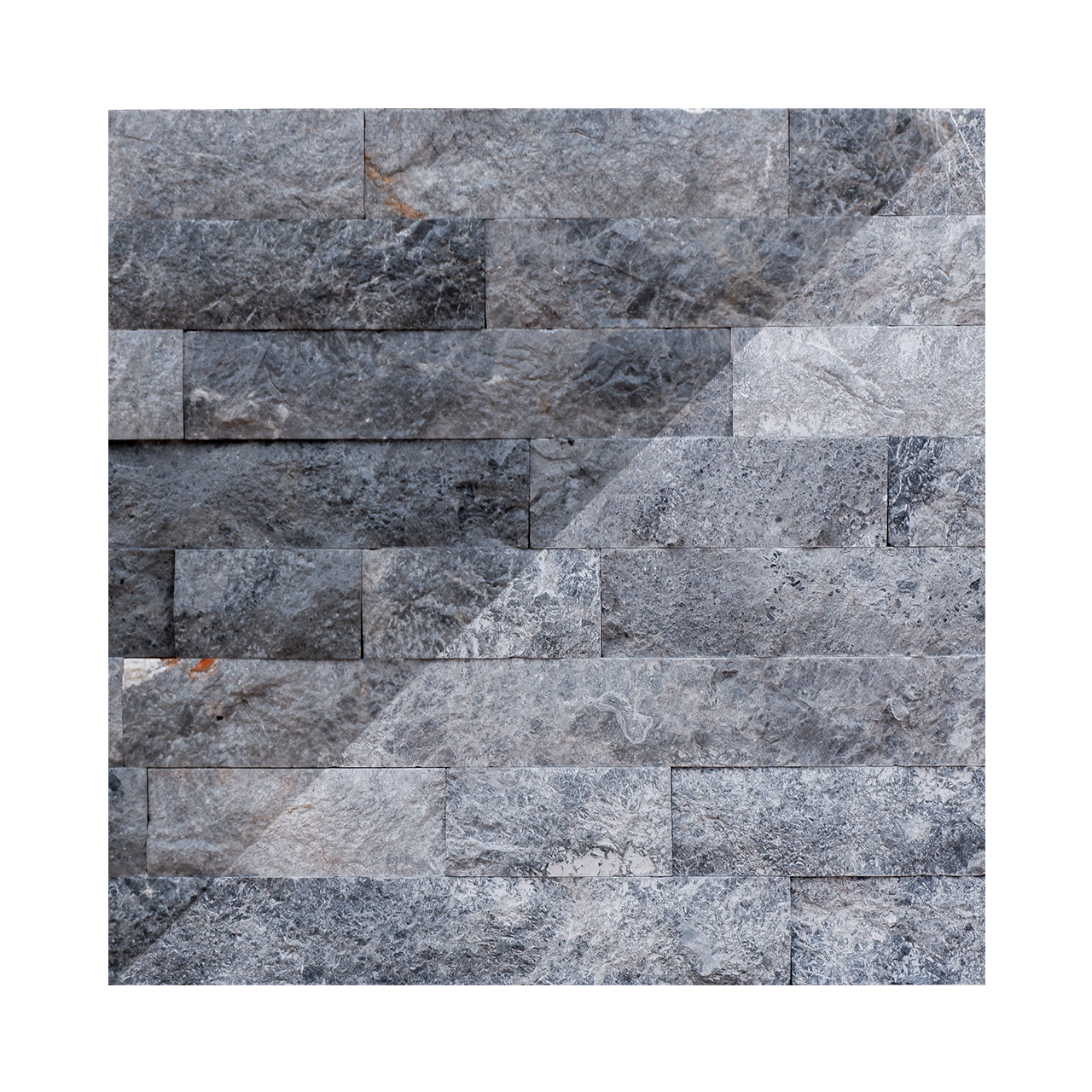 Rivestimento parete in pietra naturale a spacco per esterno/interno (1mq)