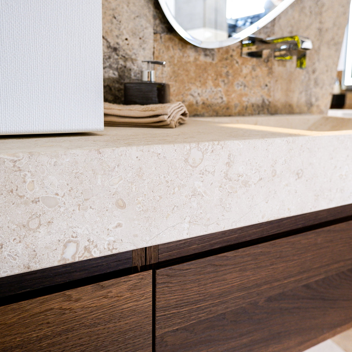 Mobili per set arredo bagno "INK" | Stone Art