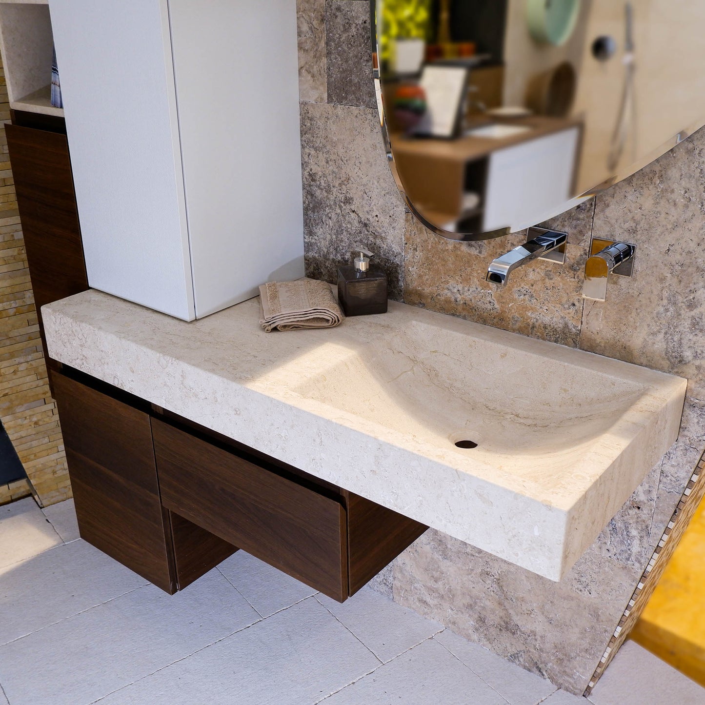 Mobili per set arredo bagno "INK" | Stone Art