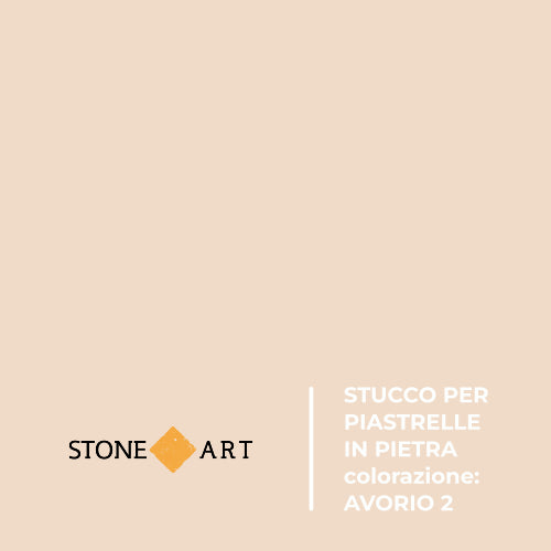 colorazione avorio 2 dello stucco per piastrelle in pietra naturale