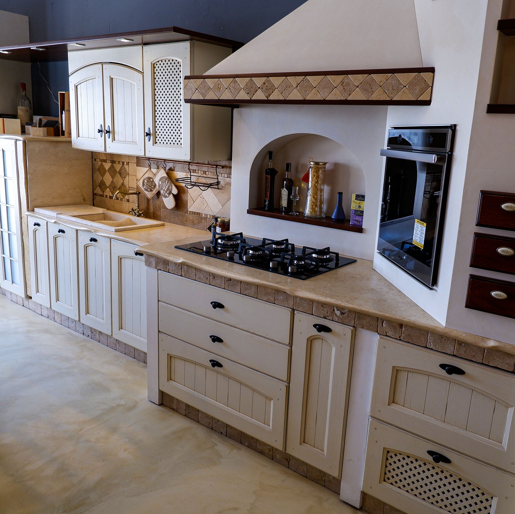 Cucina Set mobili arredo completo "MORGANA" | Stone Art
