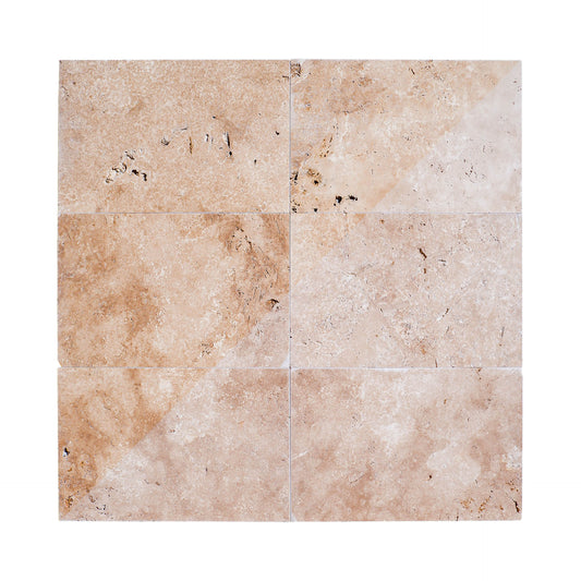 Piastrelle in Pietra Travertino beige commerciale 1,2x40,6x61cm