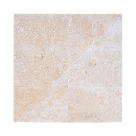 Piastrelle Pietra Travertino Chiaro Stuccato 1,2x40,6X61cm | Stone Art