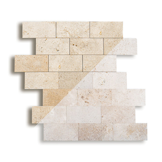 Piastrelle Pietra Travertino Country Granigliate 3x20,3x40,6 | Stone Art