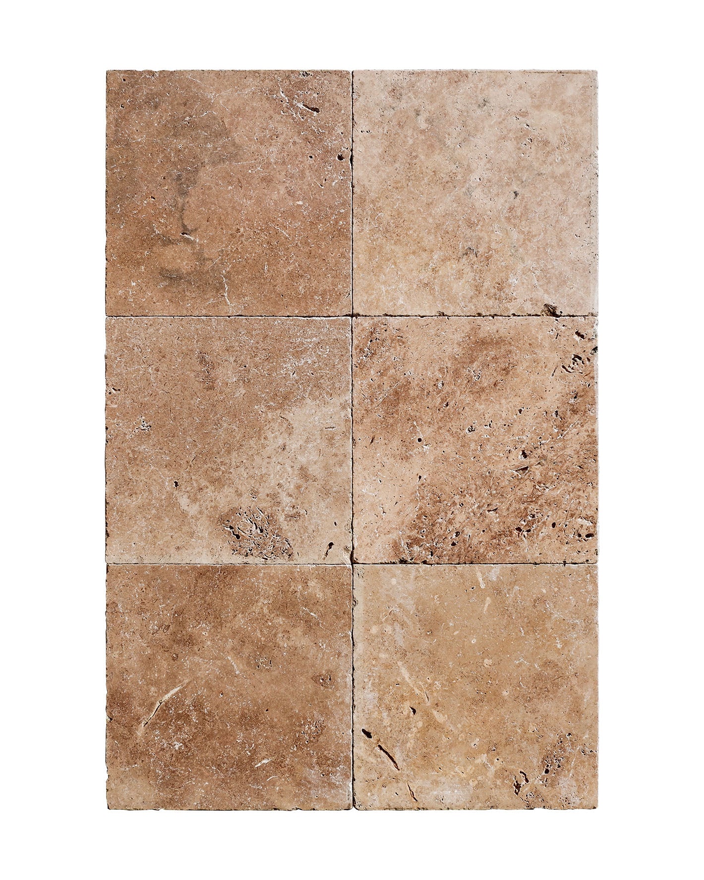 Piastrelle Pietra Travertino Noce 1,2x40,6X40,6cm | Stone Art