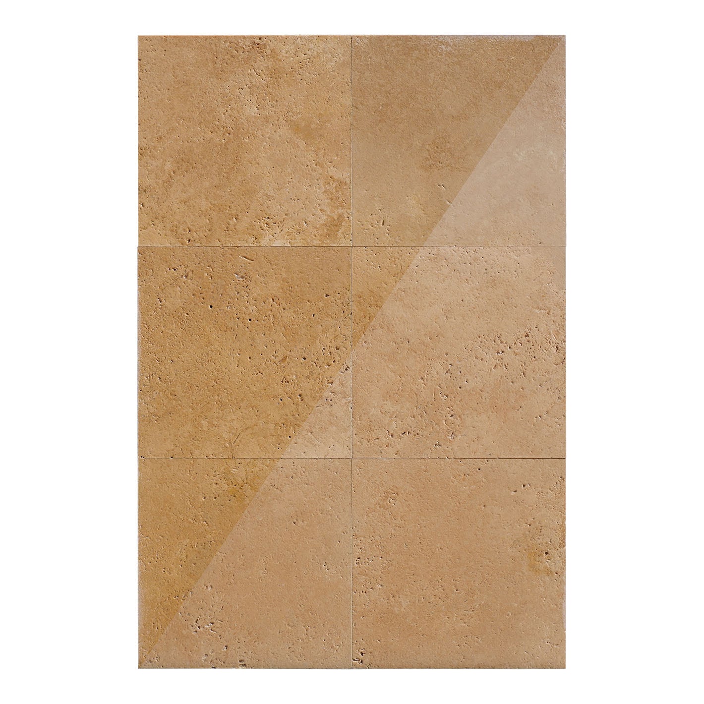 Piastrelle Pietra Travertino Noce 1,2x40,6X40,6cm (1mq)