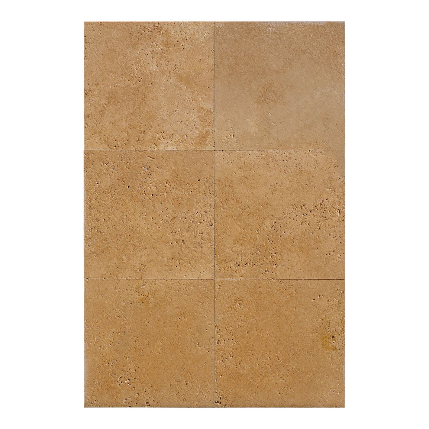 Piastrelle Pietra Travertino Noce 1,2x40,6X40,6cm (1mq)