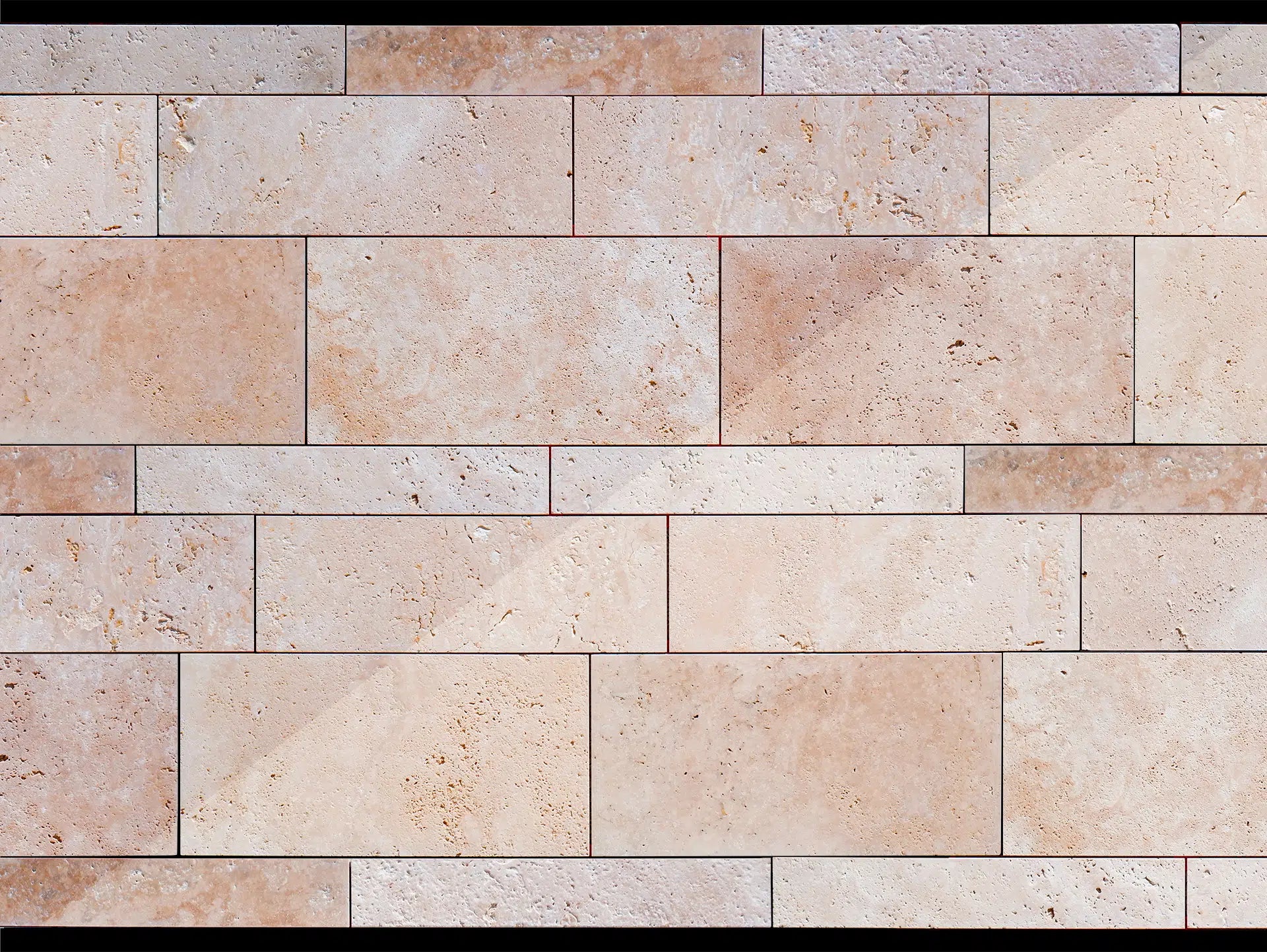 piastrelle per pavimenti e pareti in travertino chiaro naturale di stone art
