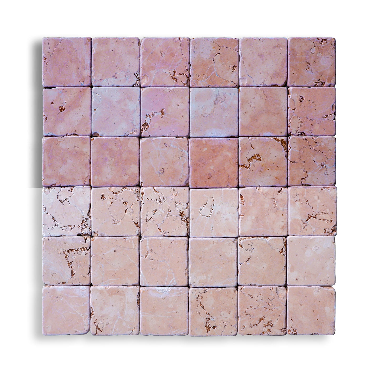 Piastrelle per pavimenti e pareti in pietra naturale 10x10x1cm (0,5mq)
