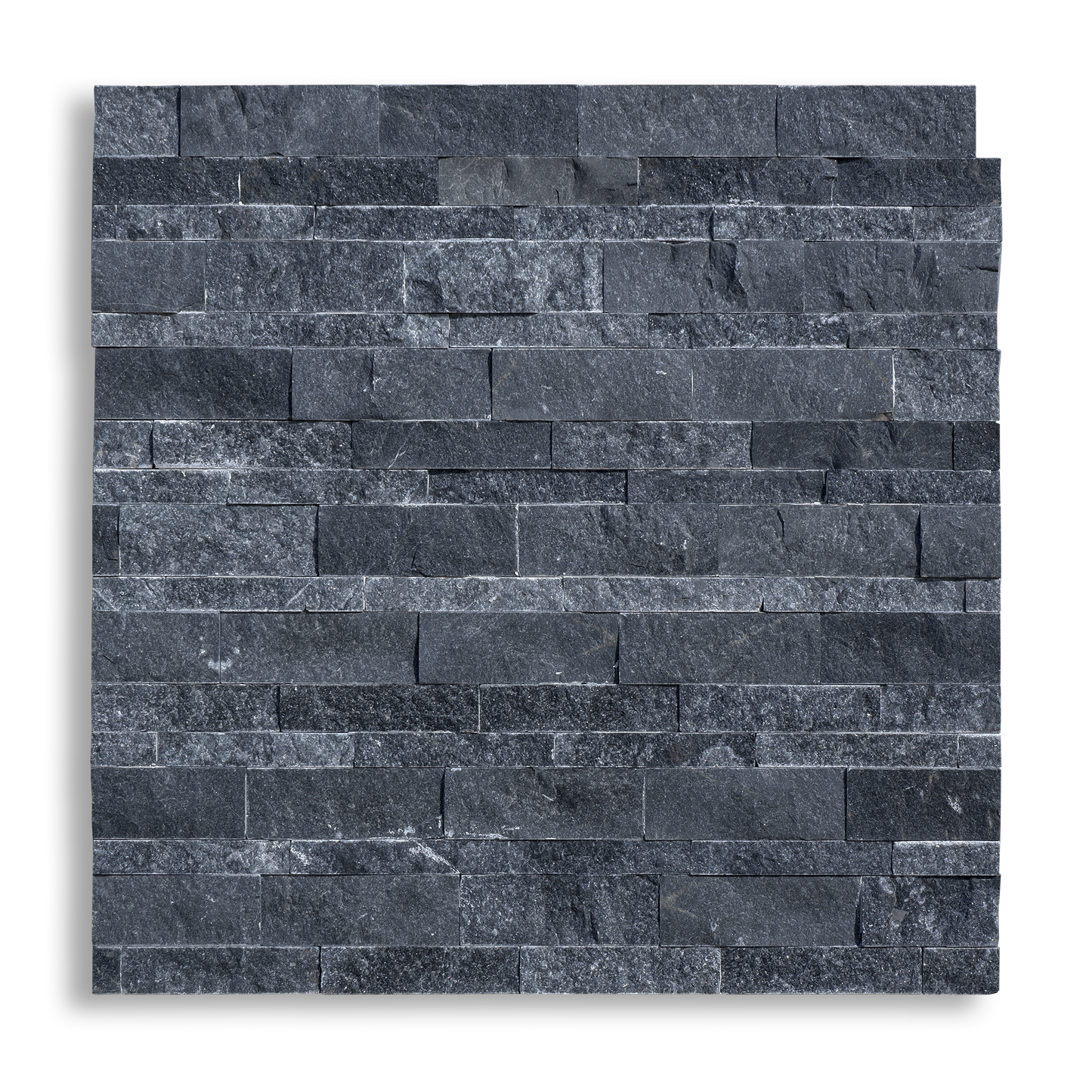 Piastrelle Pietra Splitface Marmo Nero Assemblato | Stone Art - STONE ART