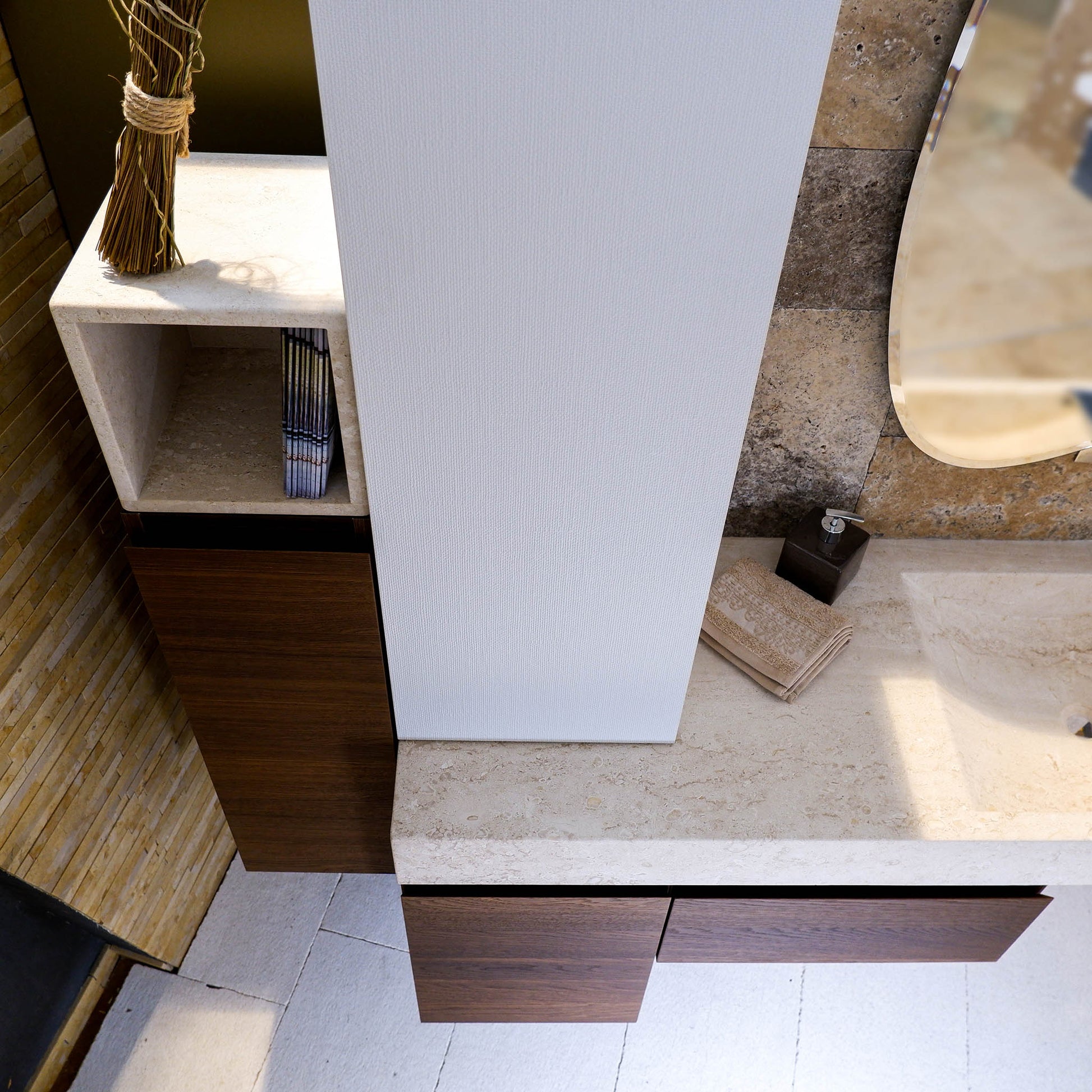Mobili per set arredo bagno "INK" | Stone Art