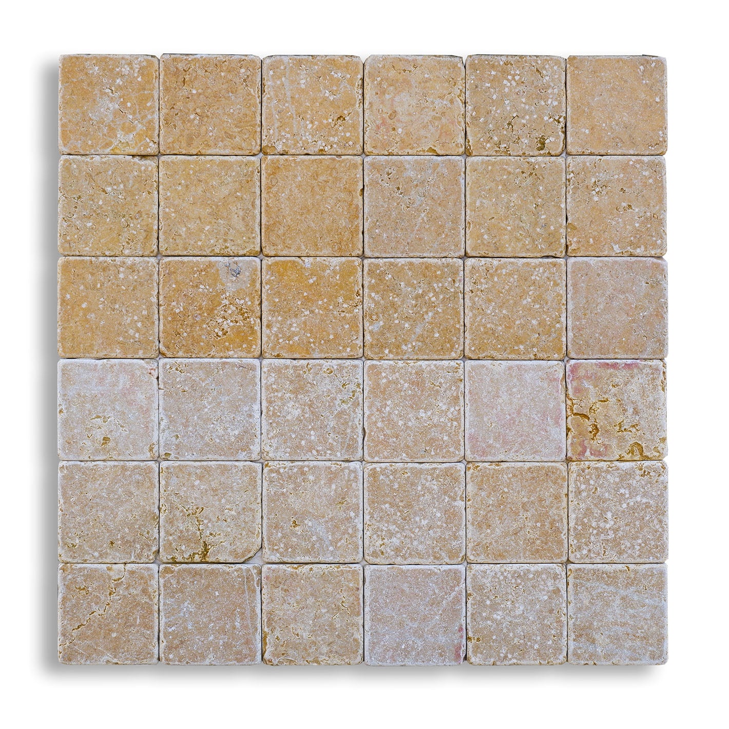 piastrelle per pavimenti e pareti in pietra naturale 10x10x1cm (0,5mq) marmo giallo reale