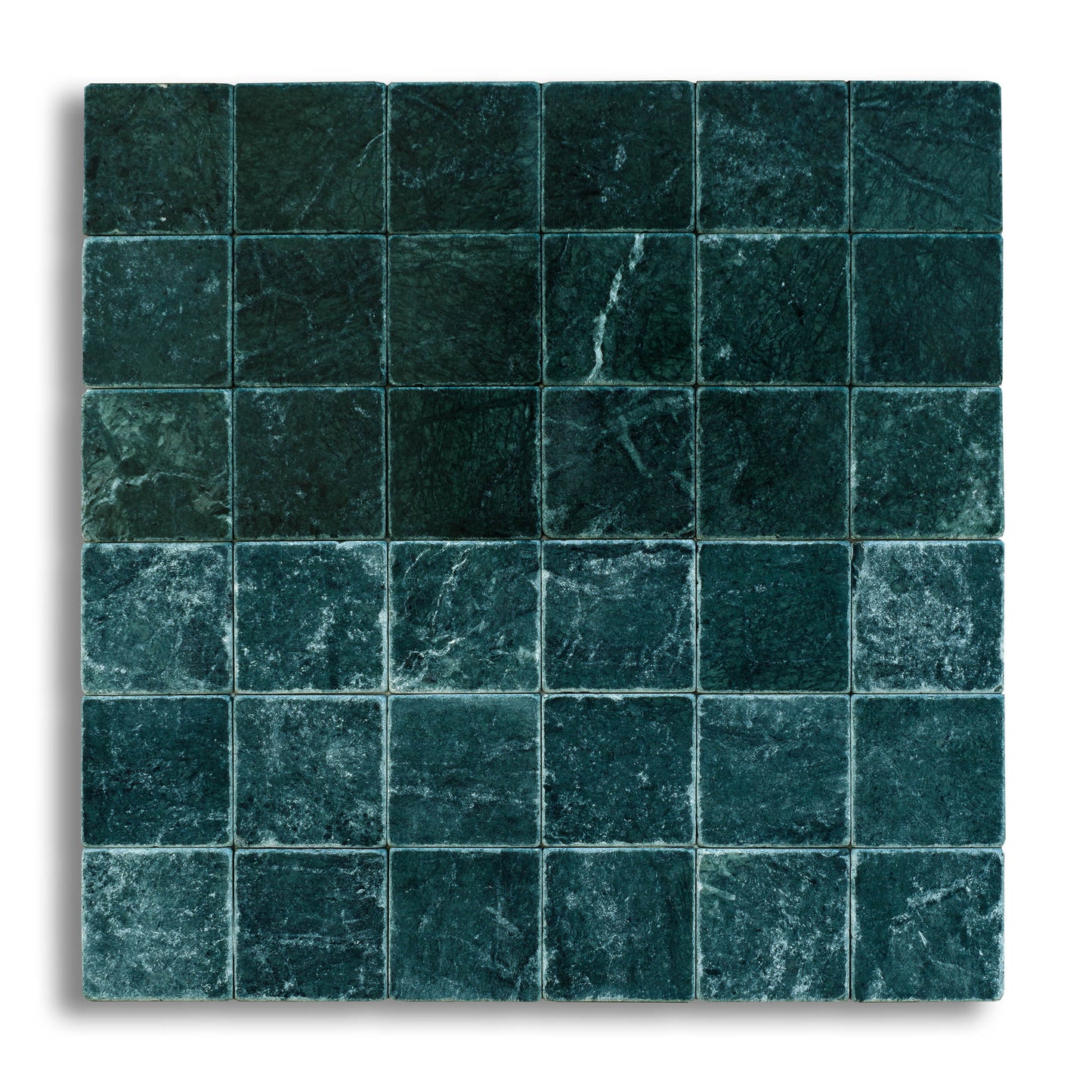 piastrelle per pavimenti e pareti in pietra naturale 10x10x1cm (0,5mq) marmo verde alpi