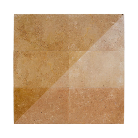 Piastrelle Pietra Travertino Noce 1,2x40,6X61cm | Stone Art