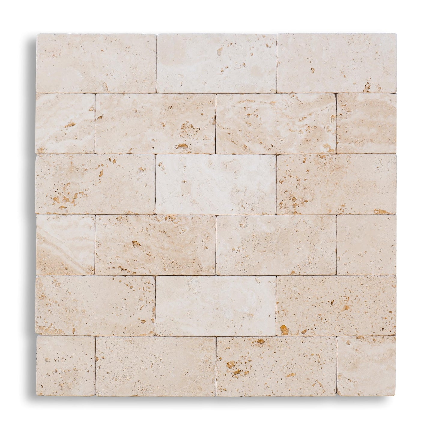 Piastrelle Pietra Travertino Chiaro Light 1x10x20 cm | Stone Art