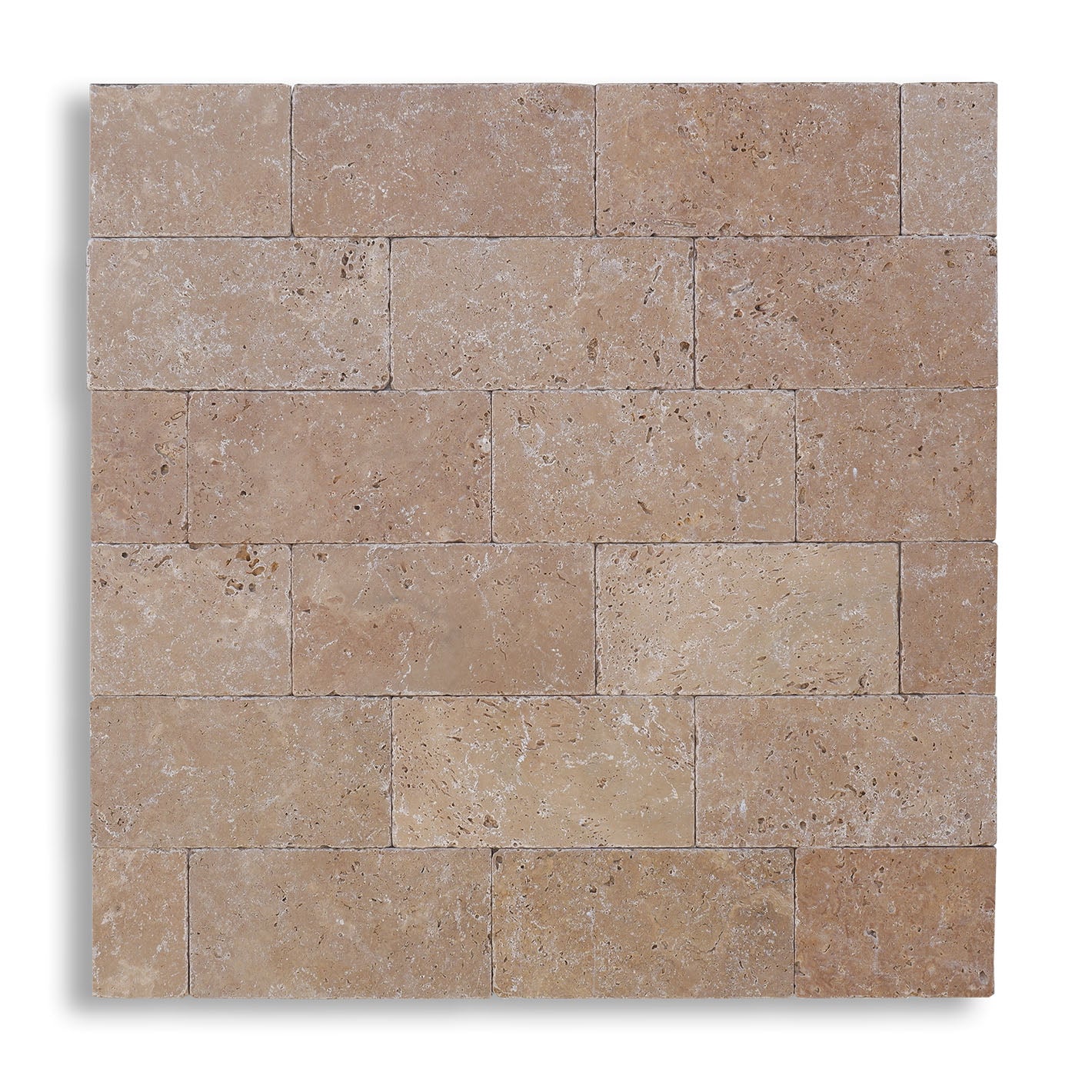 Piastrelle Pietra Travertino Noce 1x10x20 cm | Stone Art