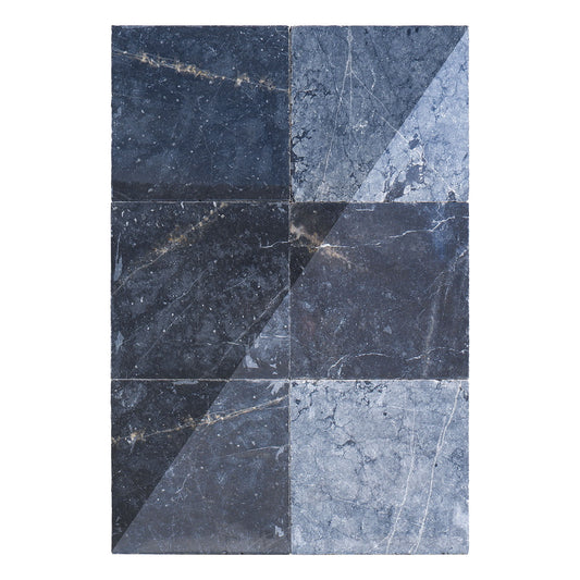 Piastrelle Pietra Marmo Nero Indigo 1,2x40,6x40,6 cm | Stone Art
