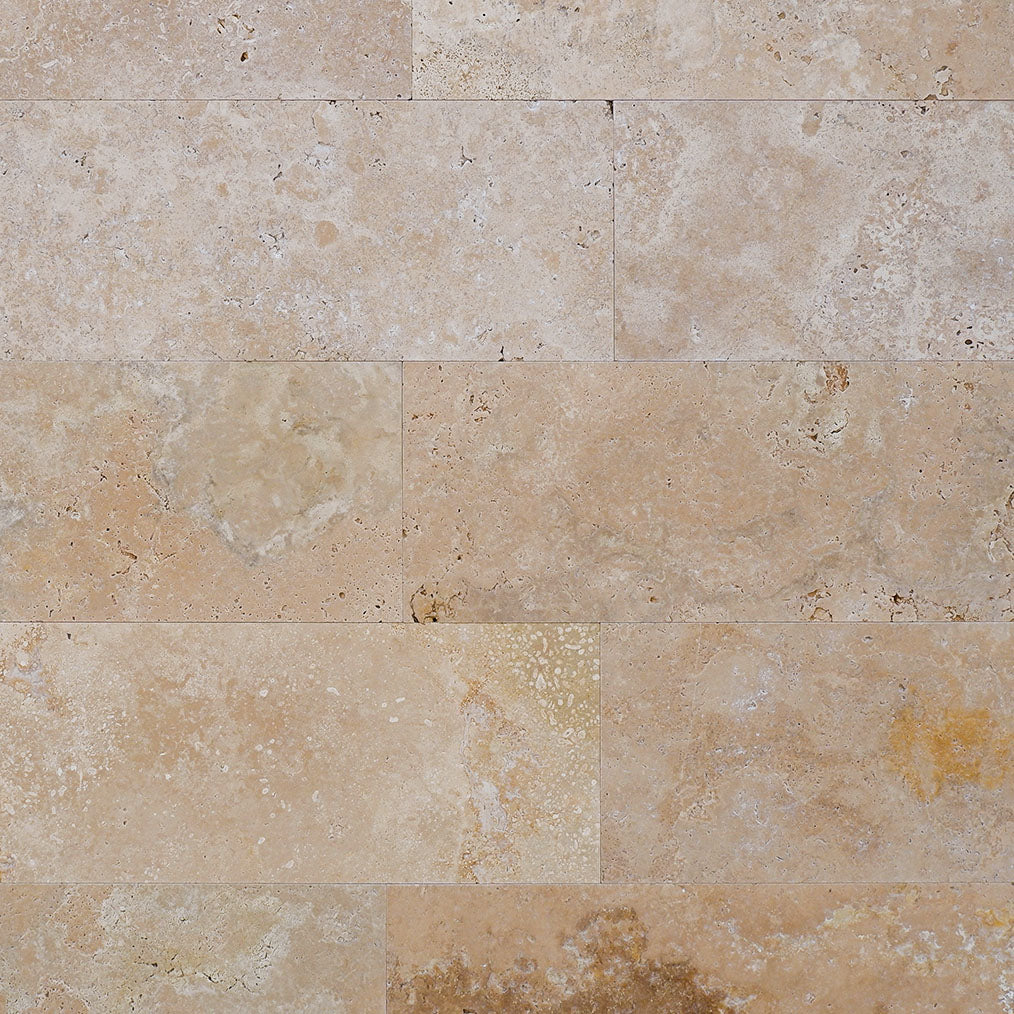 Dettaglio Piastrelle Pietra Travertino Chiaro Light 1,2x20,3x61cm | Stone Art