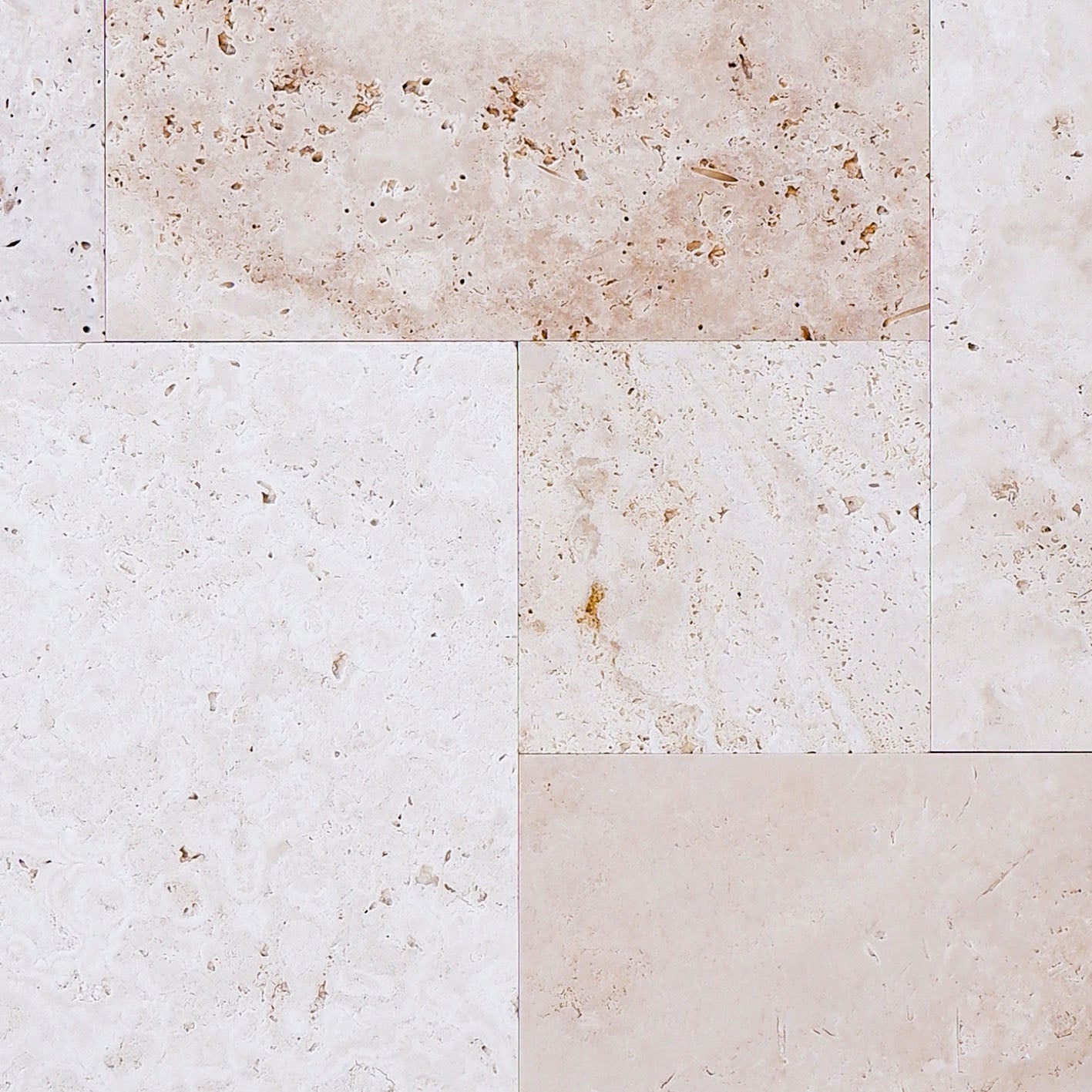 Piastrelle Opus Romano Pietra Travertino Chiaro Spazzolate | Stone Art