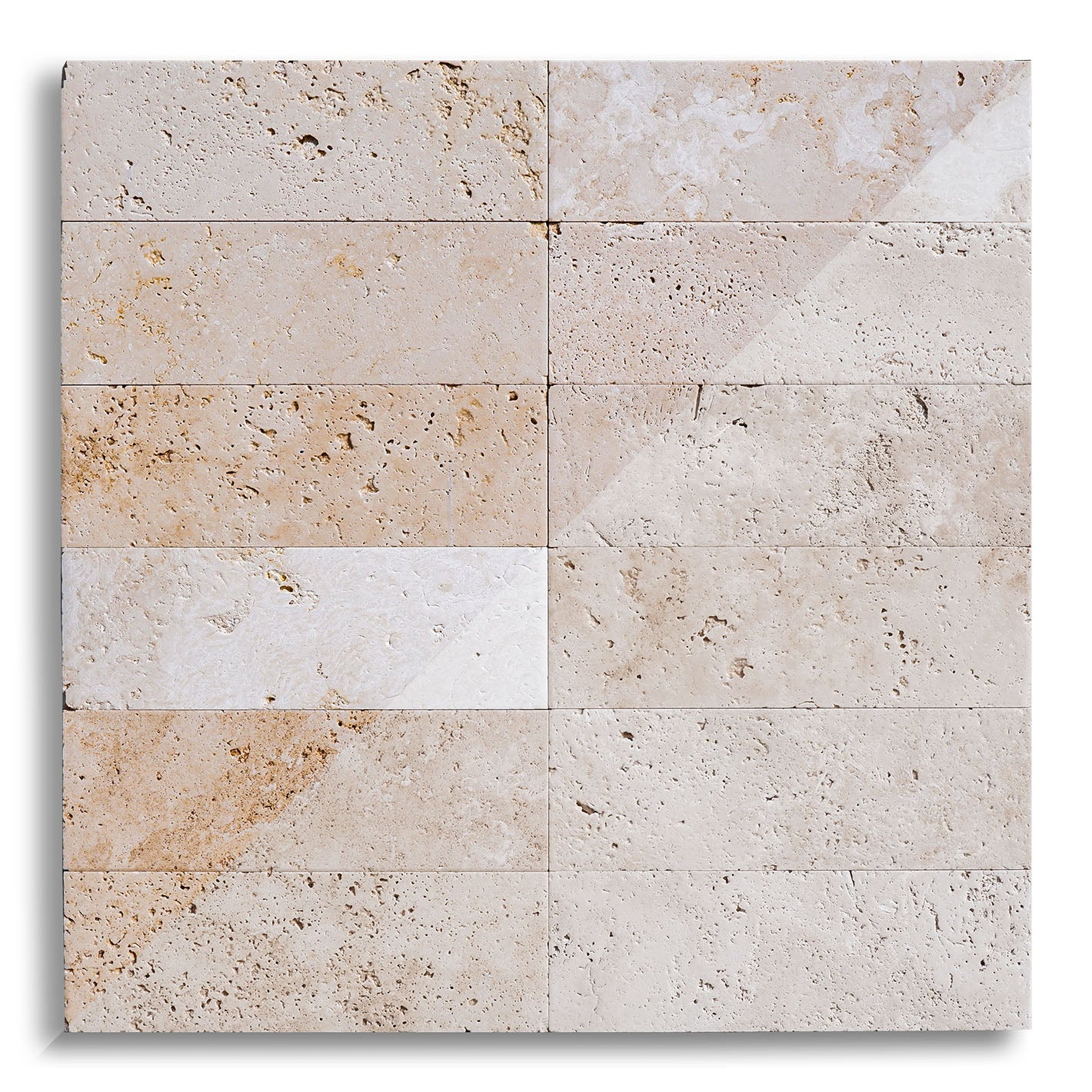 Piastrelle Pietra Travertino Chiaro 1x10x30 cm | Stone Art