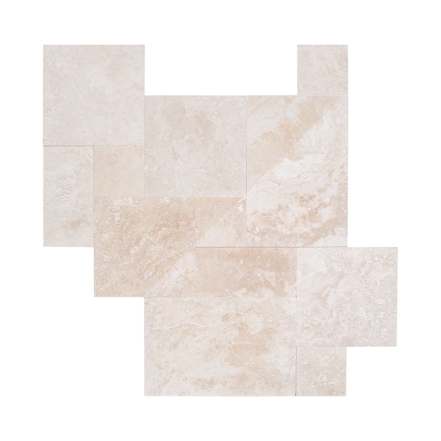 Piastrelle Pietra Travertino chiaro Stuccato Opus Romano | Stone Art