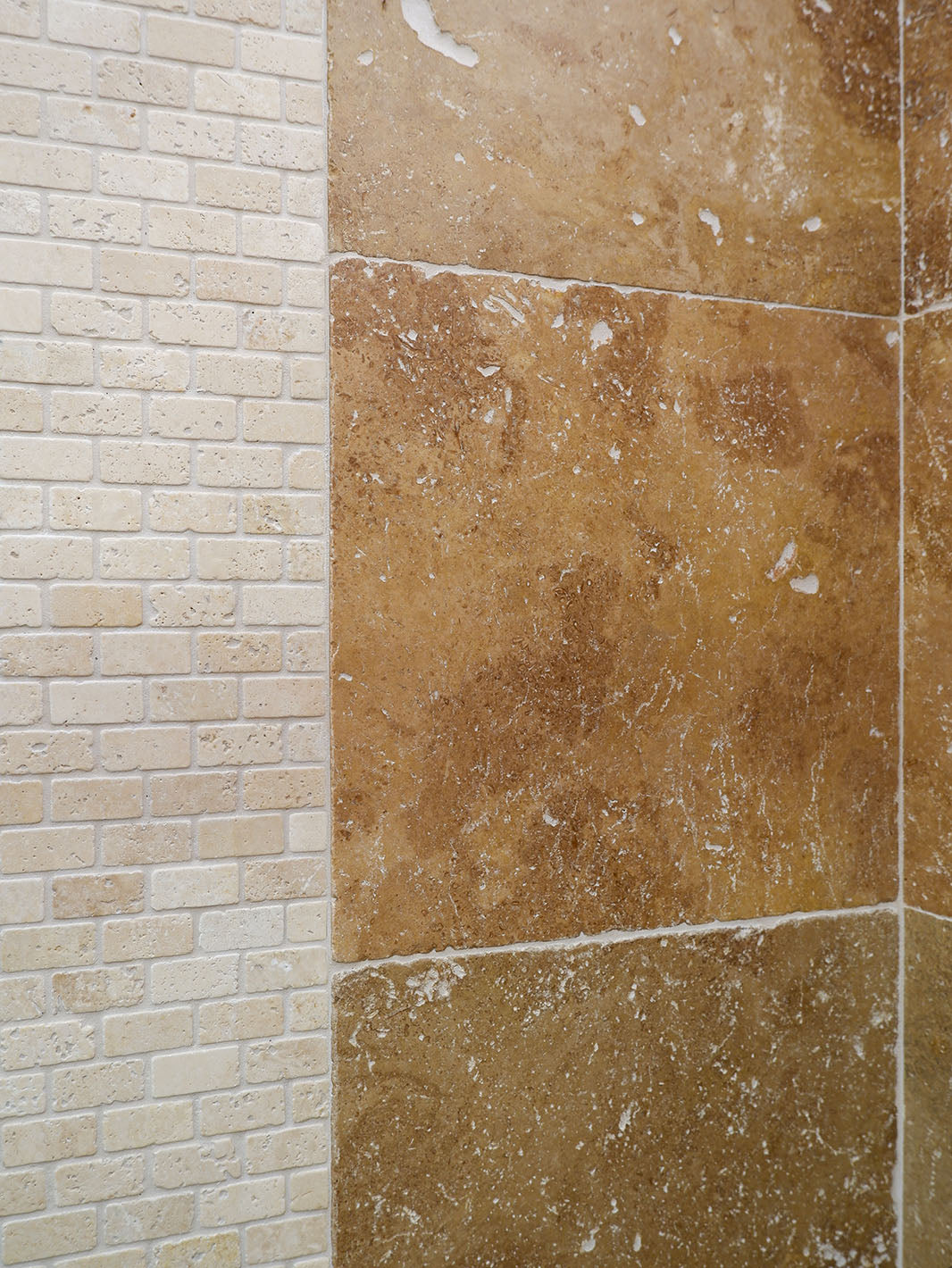 Piastrelle Pietra Travertino Noce 1,2x40,6X40,6cm | Stone Art