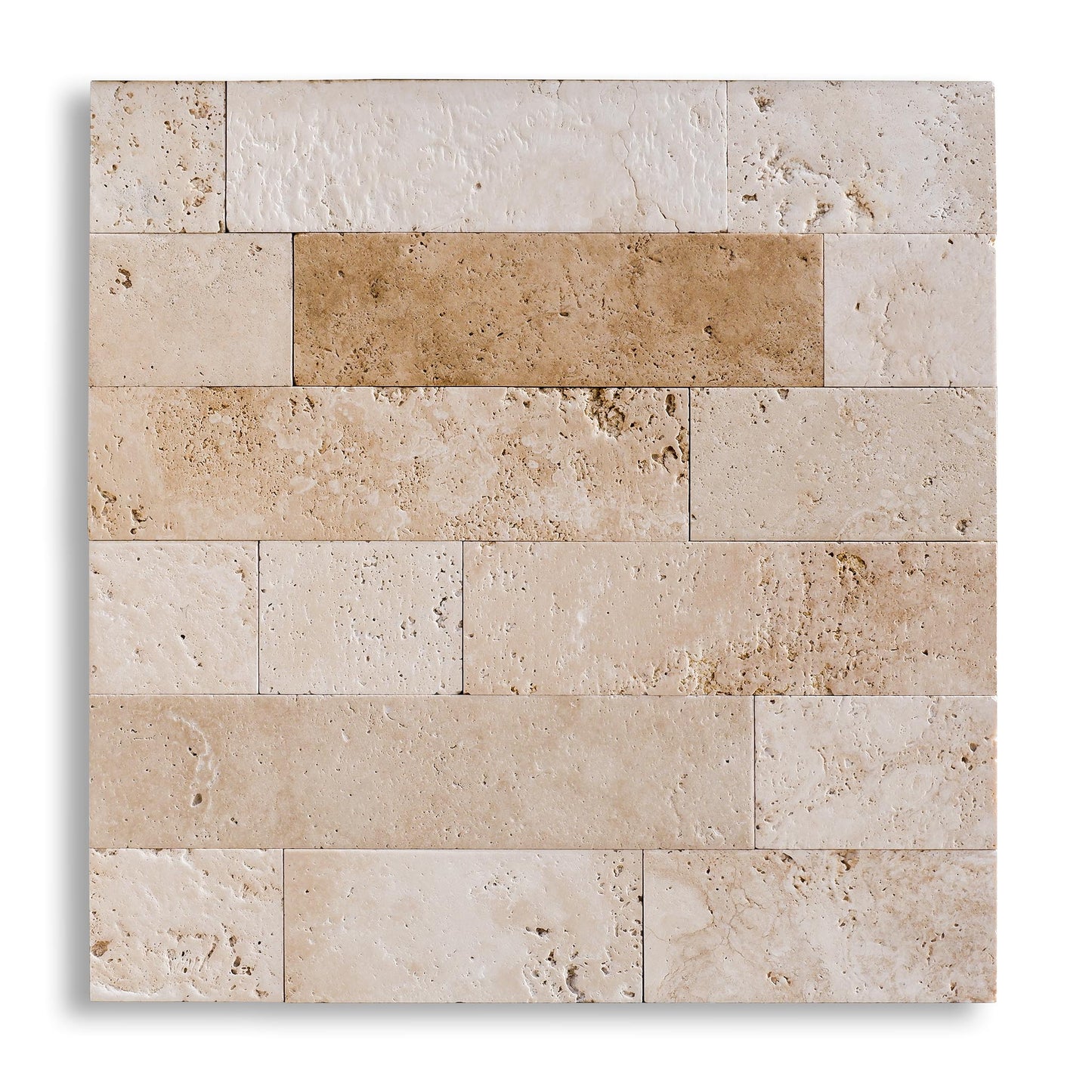 Piastrelle Pietra Travertino Chiaro Light ST 1x10xFL | Stone Art