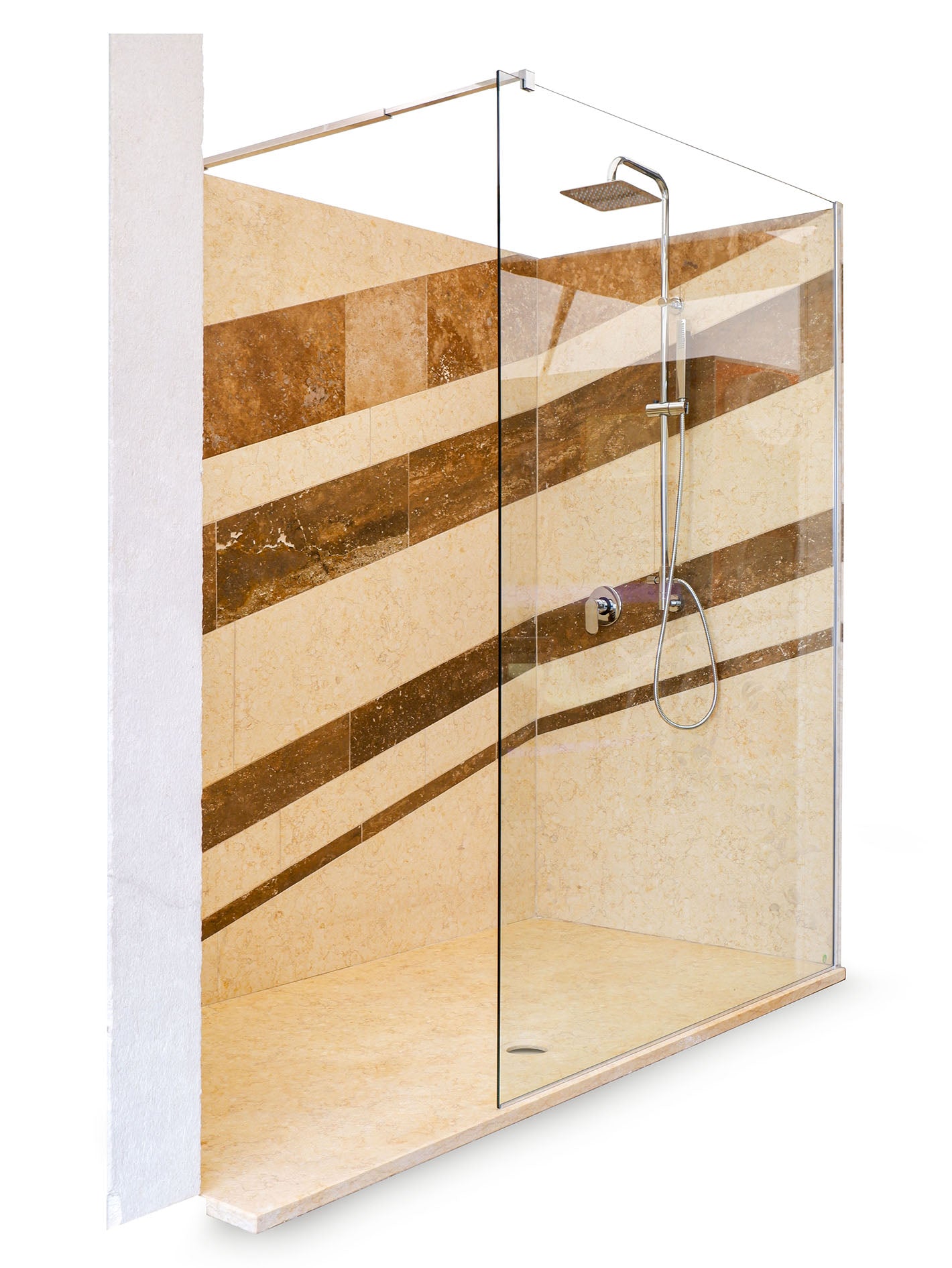 Piatto doccia Bagno in Pietra Marmo Giallo Sole | Stone Art