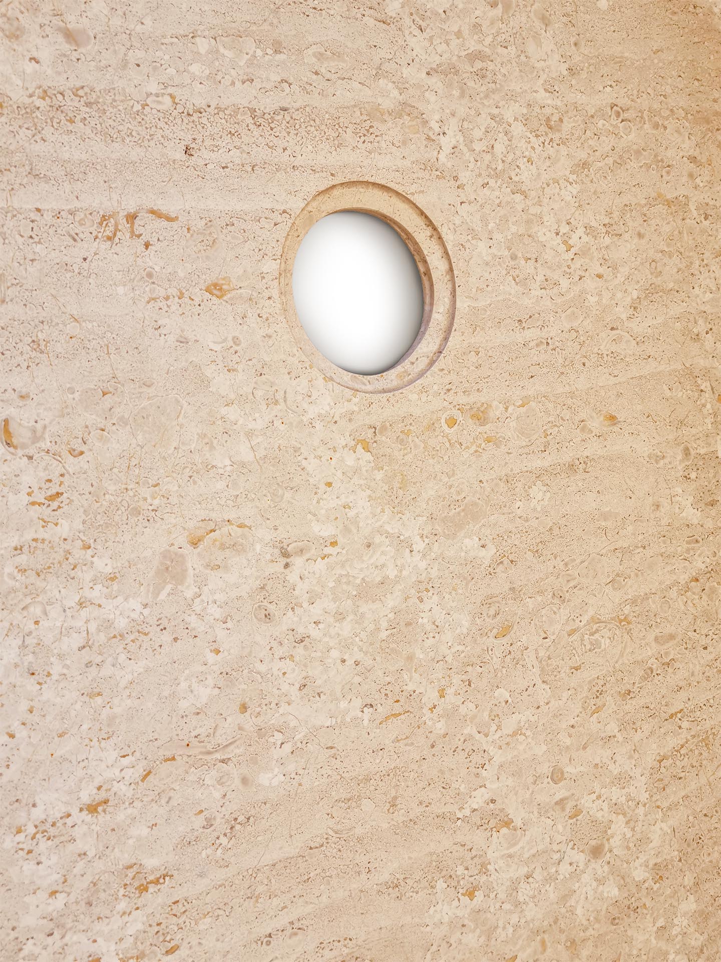 Piatto doccia Bagno in Pietra Marmo Bianco di Orosei | Stone Art