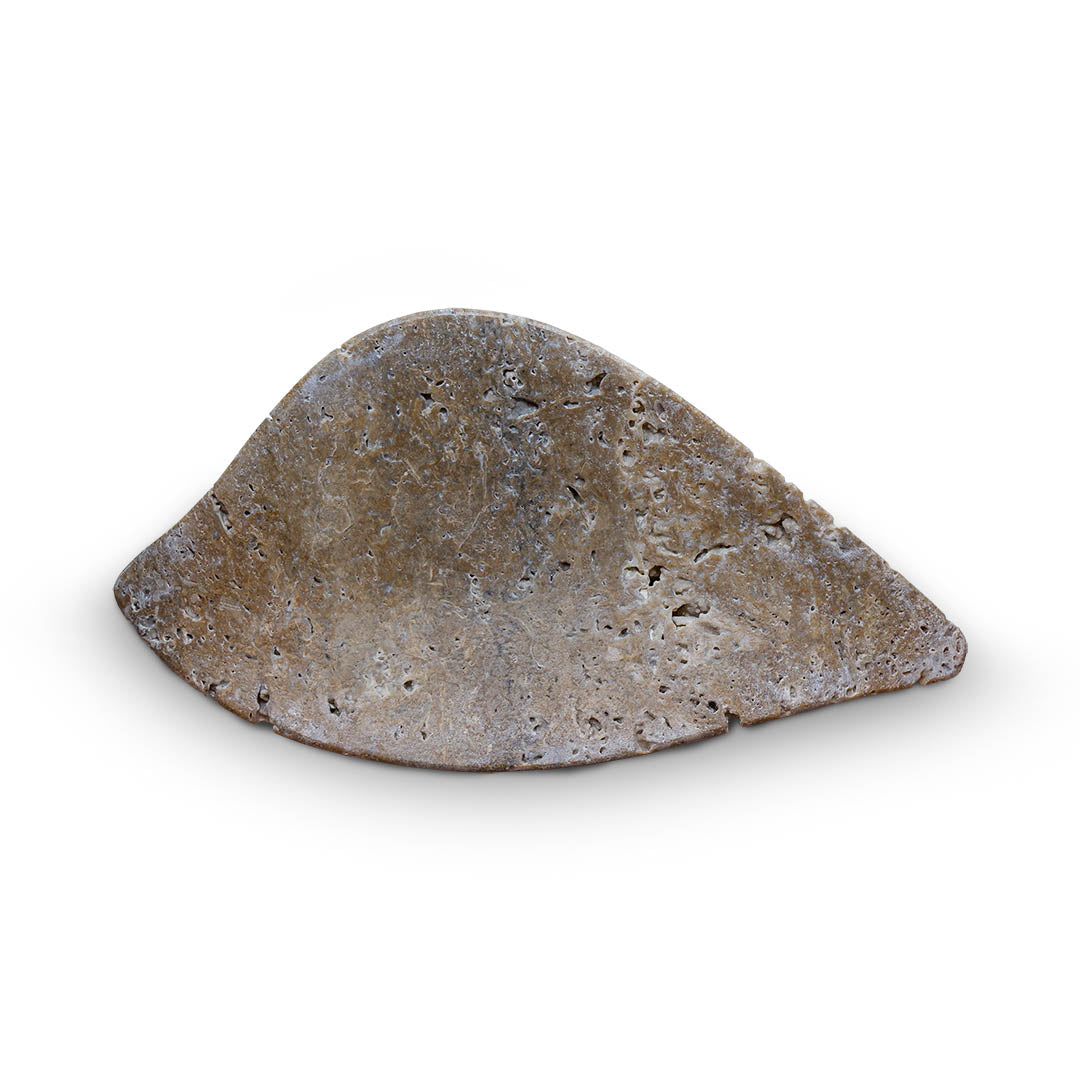 Centrotavola Svuotatasche piccolo in Pietra Travertino Marmo | Stone Art